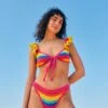 RAINBOW CROCHET BIKINI BOTTOM -Trend Farm Rio 299781 01