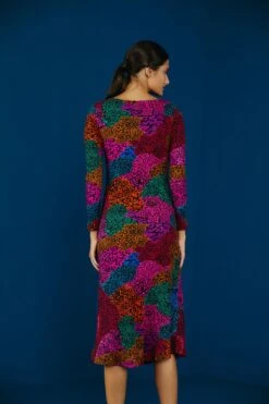 Farm Rio Rainbow Mix Jersey Dress -Trend Farm Rio 301940 03