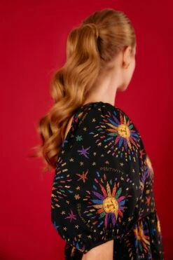 Farm Rio Rainbow Suns Organic Cotton Maxi Dress -Trend Farm Rio 302685 02 1