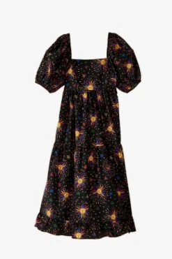 Farm Rio Rainbow Suns Organic Cotton Maxi Dress -Trend Farm Rio 302685 05