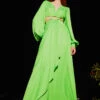 Farm Rio Lime Green Cut Out Maxi Dress 2 Farm Rio Lime Green Cut Out Maxi Dress -Trend Farm Rio 303794 01