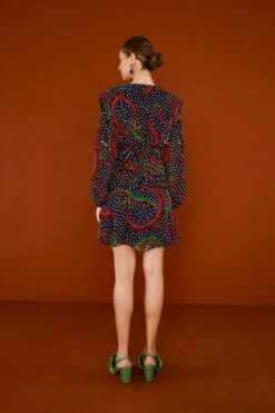 Farm Rio Rainbow Oxen Mini Dress -Trend Farm Rio 303807 04