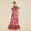 Farm Rio Sweet Floral Midi Dress -Trend Farm Rio 303821 04