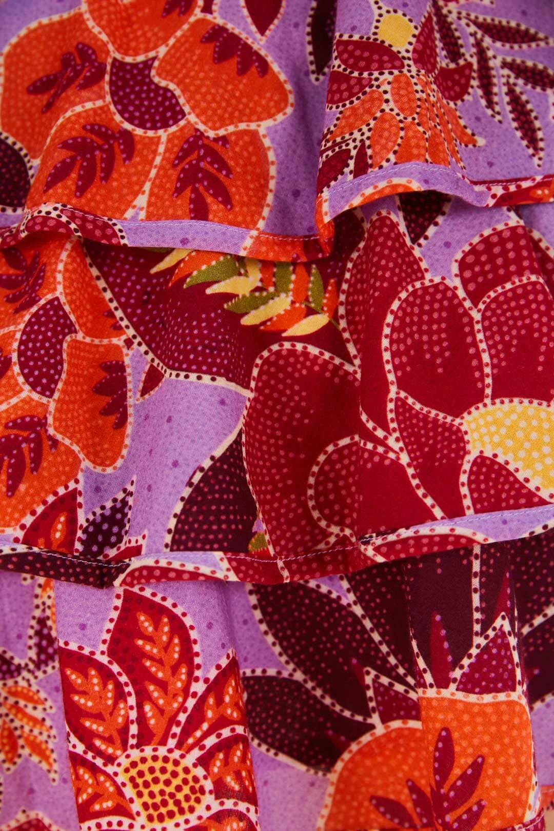 Farm Rio Sweet Floral Layered Mini Skirt 6 Farm Rio Sweet Floral Layered Mini Skirt - Image 4