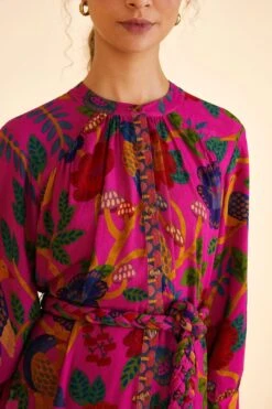 Farm Rio Pink Sweet Forest Mini Dress -Trend Farm Rio 303913 03