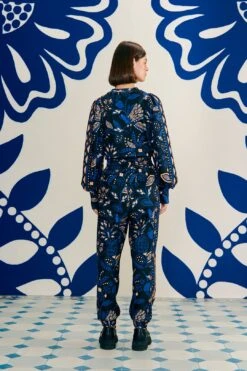 Farm Rio Black Macaw Forest Sweatpants -Trend Farm Rio 303956 04