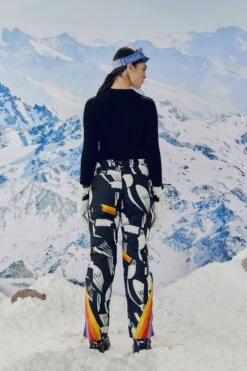 Farm Rio Black Graphic Toucans Ski Pants -Trend Farm Rio 304126 04