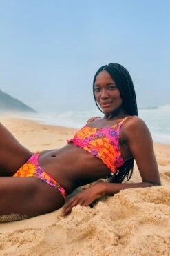 Farm Rio Pink Flowers Garden Bikini Top -Trend Farm Rio 304192 01