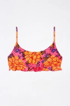 Farm Rio Pink Flowers Garden Bikini Top -Trend Farm Rio 304192 05