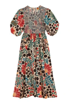 Farm Rio Mushroom Forest Organic Cotton Midi Dress -Trend Farm Rio 304592 06