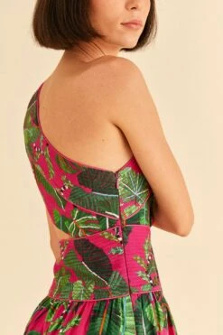 Farm Rio Pink Leaves Mini Dress 10 Farm Rio Pink Leaves Mini Dress -Trend Farm Rio 305273 03 b7890770 e1f9 4446 a44f c4206c76ef10