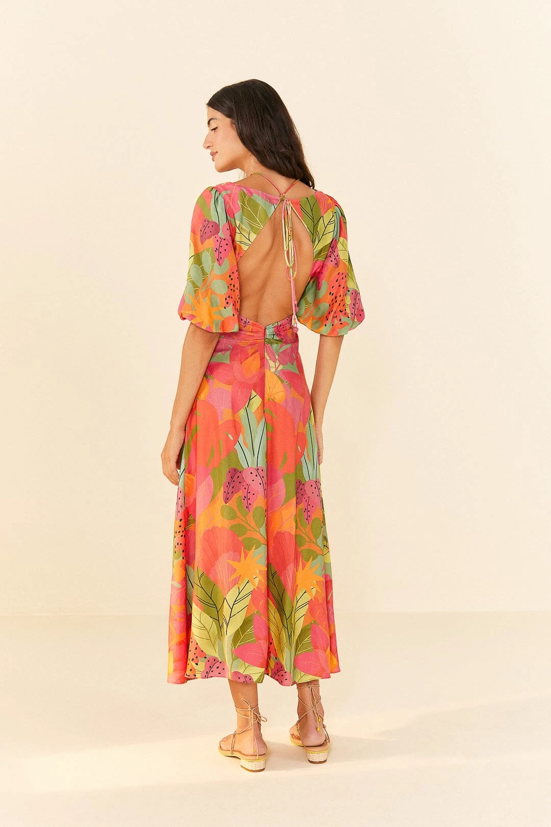 Farm Rio Sweet Forest Lenzing™ Ecovero™ Viscose Midi Dress 6 Farm Rio Sweet Forest Lenzing™ Ecovero™ Viscose Midi Dress - Image 4