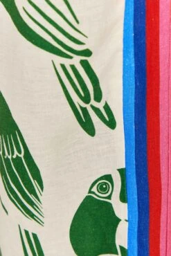 Farm Rio Off-White Rainbow Toucans Pants 11 Farm Rio Off-White Rainbow Toucans Pants -Trend Farm Rio 306073 05