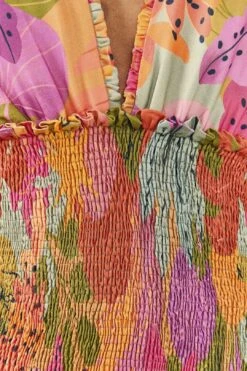 Farm Rio Sweet Forest Long Sleeve Mini Dress 10 Farm Rio Sweet Forest Long Sleeve Mini Dress -Trend Farm Rio 306085 04