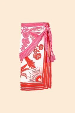 Farm Rio Tropical Dream Lenzing™ Ecovero™ ViscoseMidi Skirt -Trend Farm Rio 306099 05