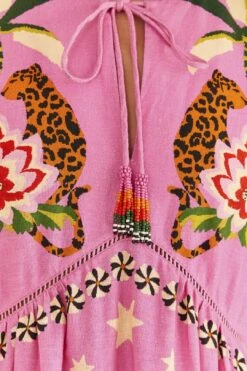 Farm Rio Pink Leopard Forest Mini Dress 13 Farm Rio Pink Leopard Forest Mini Dress -Trend Farm Rio 306160 06