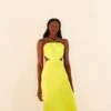 Farm Rio Lime Green Monstera Midi Dress 2 Farm Rio Lime Green Monstera Midi Dress -Trend Farm Rio 306330 01