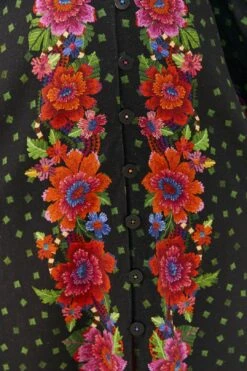 Farm Rio Black Blooming Garden Dress -Trend Farm Rio 306333 05