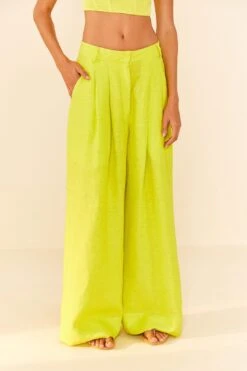 Farm Rio Lime Green Pants -Trend Farm Rio 306349 03