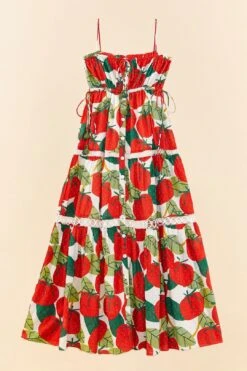 Farm Rio Tomato Midi Dress -Trend Farm Rio 306390 06