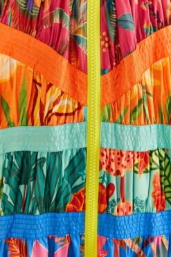 Farm Rio Mixed Prints Windbreaker -Trend Farm Rio 306685 05