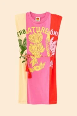 Farm Rio Mixed Prints Organic Cotton Mini Dress -Trend Farm Rio 306714 06