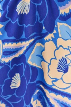 Farm Rio Blue Tropical Groove Lenzing™ Ecovero™ Viscose Midi Dress -Trend Farm Rio 306997 05