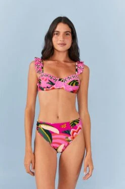Farm Rio Pink Leopard Forest Underwire Bikini Top 10 Farm Rio Pink Leopard Forest Underwire Bikini Top -Trend Farm Rio 307080 03