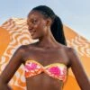 Farm Rio Tropical Woodcut Strapless Bikini Top -Trend Farm Rio 307085 01