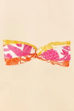 Farm Rio Tropical Woodcut Strapless Bikini Top -Trend Farm Rio 307085 05