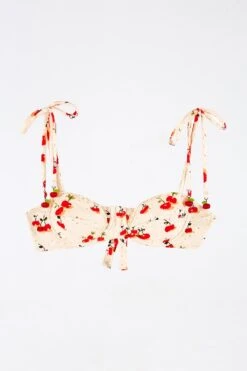 Farm Rio Pitanga Cherry Tie Strap Bikini Top -Trend Farm Rio 307152 05