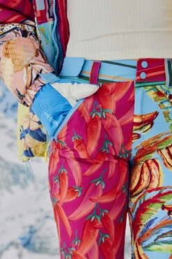 Farm Rio Mixed Scarves Ski Pants -Trend Farm Rio 308307 05