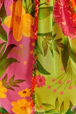 Farm Rio Mixed Romantic Garden Mini Dress -Trend Farm Rio 309192 05