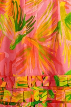 Farm Rio Mixed Painted Birds Mini Dress -Trend Farm Rio 309193 05