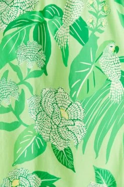 Farm Rio Green Dewdrop Floral Midi Dress 10 Farm Rio Green Dewdrop Floral Midi Dress -Trend Farm Rio 309210 04