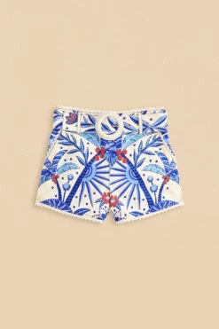 Farm Rio Off-White Jungle Chic Shorts -Trend Farm Rio 309221 06