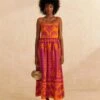 Farm Rio Orange Pineapple Love Cutwork Dress 1 Farm Rio Orange Pineapple Love Cutwork Dress -Trend Farm Rio 309238 01