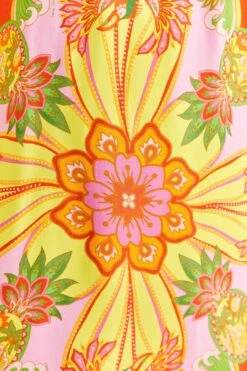 Farm Rio Beach Toucans Scarf Lenzing™ Ecovero™ Viscose Mini Dress -Trend Farm Rio 309339 05