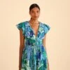 Farm Rio Green Jungle Panther Mini Dress 1 Farm Rio Green Jungle Panther Mini Dress -Trend Farm Rio 309352 01