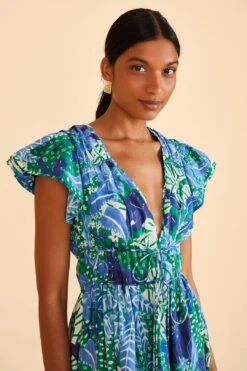 Farm Rio Green Jungle Panther Mini Dress 9 Farm Rio Green Jungle Panther Mini Dress -Trend Farm Rio 309352 03