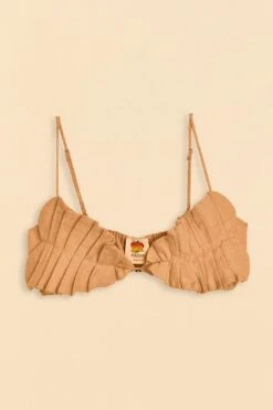 Farm Rio Beige Leaf Crop Top 10 Farm Rio Beige Leaf Crop Top -Trend Farm Rio 309419 05