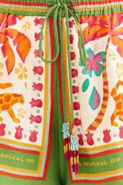 Farm Rio Green Tropical Life Shorts -Trend Farm Rio 309466 04