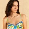 Farm Rio Bahia Mixed Scarves Underwire Bikini Top -Trend Farm Rio 310572 01