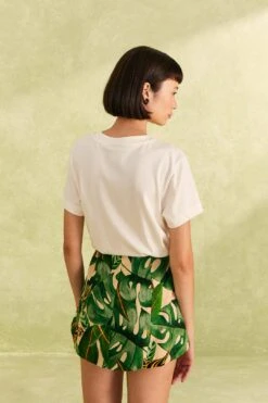 Farm Rio Tropical Leaves Shorts -Trend Farm Rio 310644 04