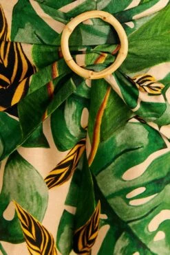 Farm Rio Tropical Leaves Shorts -Trend Farm Rio 310644 05