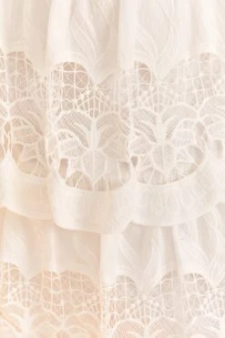 Farm Rio White Lace Midi Skirt -Trend Farm Rio 310676 05