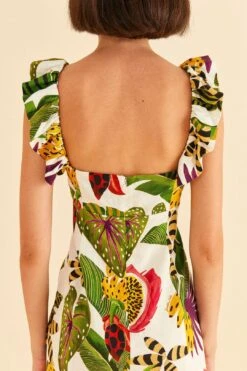 Farm Rio Striped Forest Mini Dress -Trend Farm Rio 311388 02