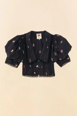 Farm Rio Zodiac Cross Stitch Crop Top -Trend Farm Rio 311429 06 1