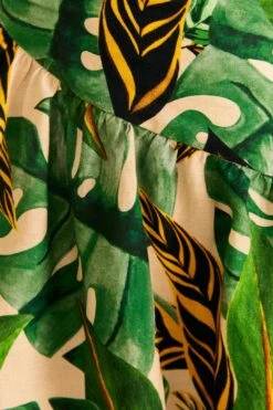 Farm Rio Tropical Leaves One Shoulder Mini Dress 10 Farm Rio Tropical Leaves One Shoulder Mini Dress -Trend Farm Rio 313620 04