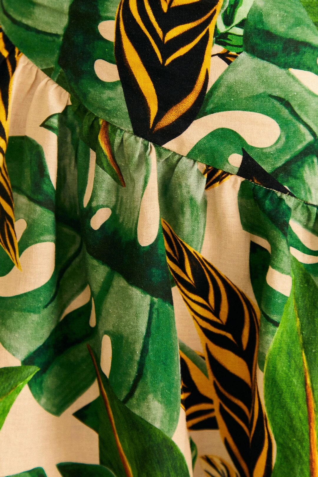 Farm Rio Tropical Leaves One Shoulder Mini Dress 6 Farm Rio Tropical Leaves One Shoulder Mini Dress - Image 4